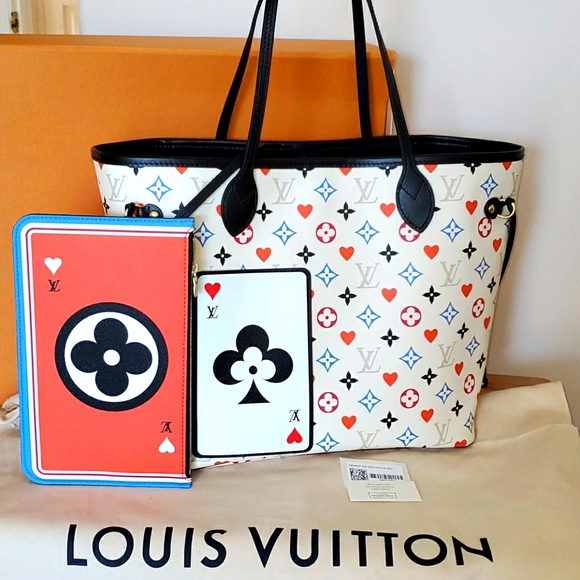 Louis Vuitton Handbags - Louis Vuitton Game On Monogram Neverfull MM White with Pouch